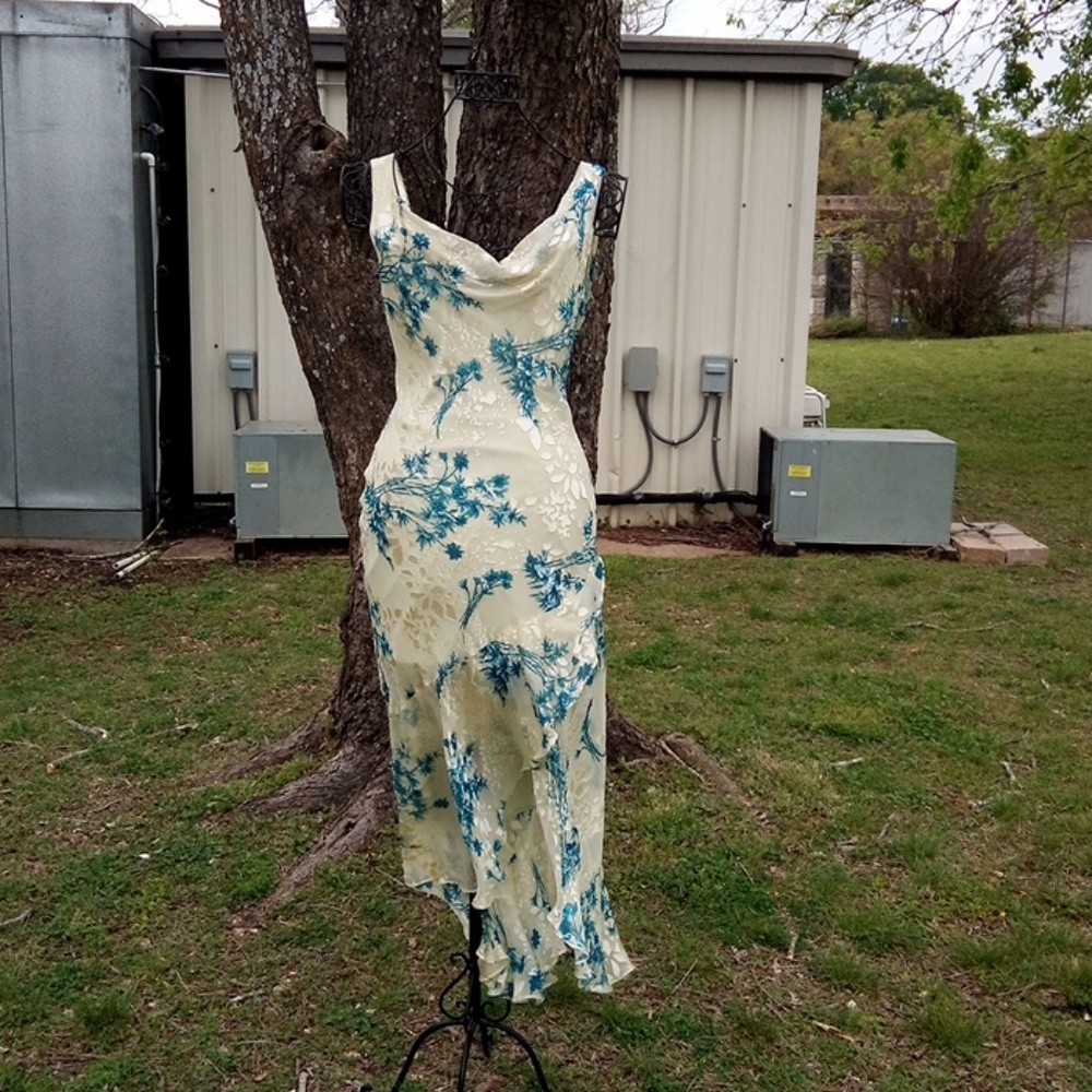 Sue Wong silk vintage beaded dress